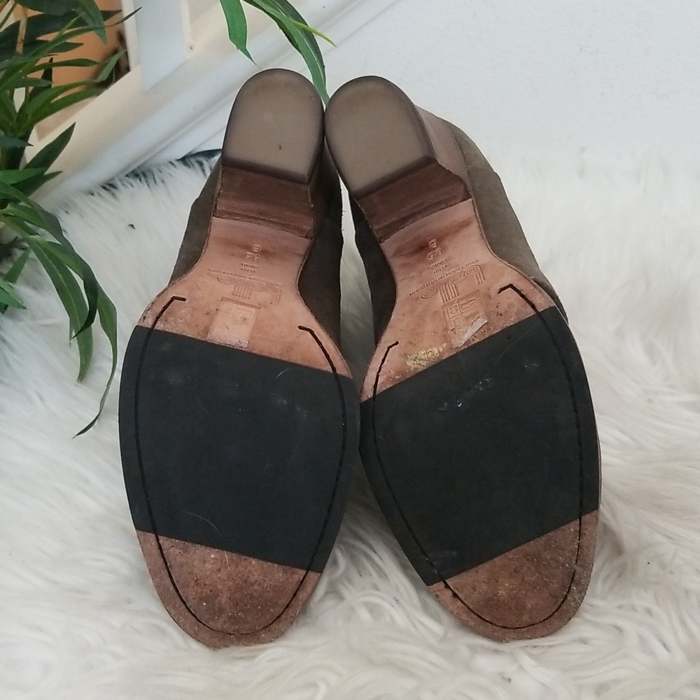 Belle Sigerson Morrison Ankle Boots Light brown Buckle Boho Size 9.5 - Picture 10 of 11